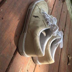 Tan polo shoes size 12